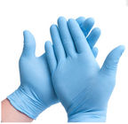 Piel industrial del verde azul del claro de la categoría alimenticia de los guantes médicos disponibles ligeros proveedor