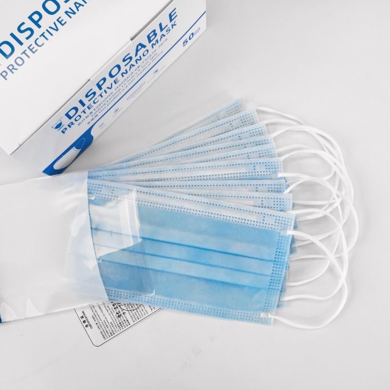 Derretimiento médico disponible protector del filtro de la mascarilla - alto lazo elástico soplado del oído de la tela proveedor